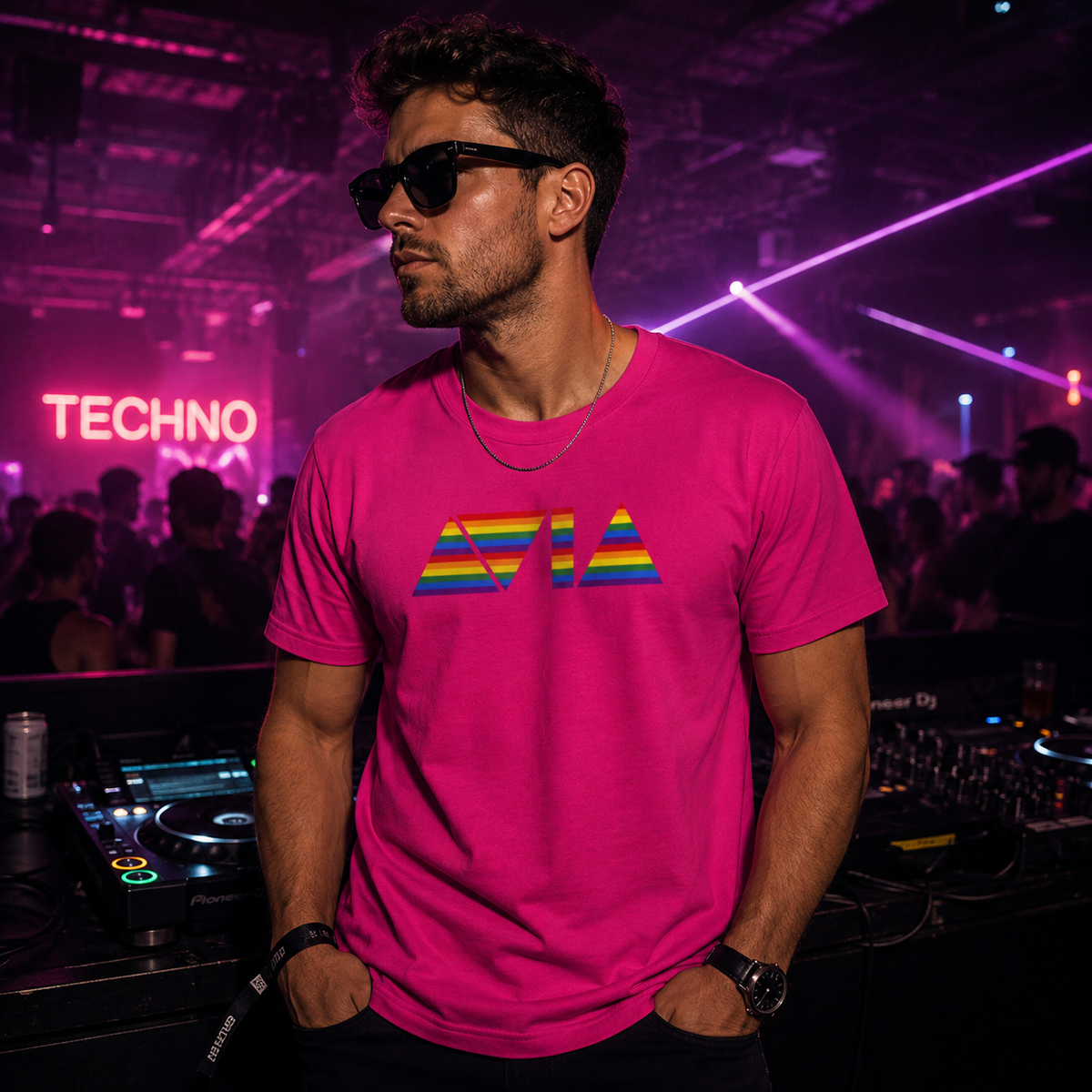 AVIA T-Shirt pink / pride