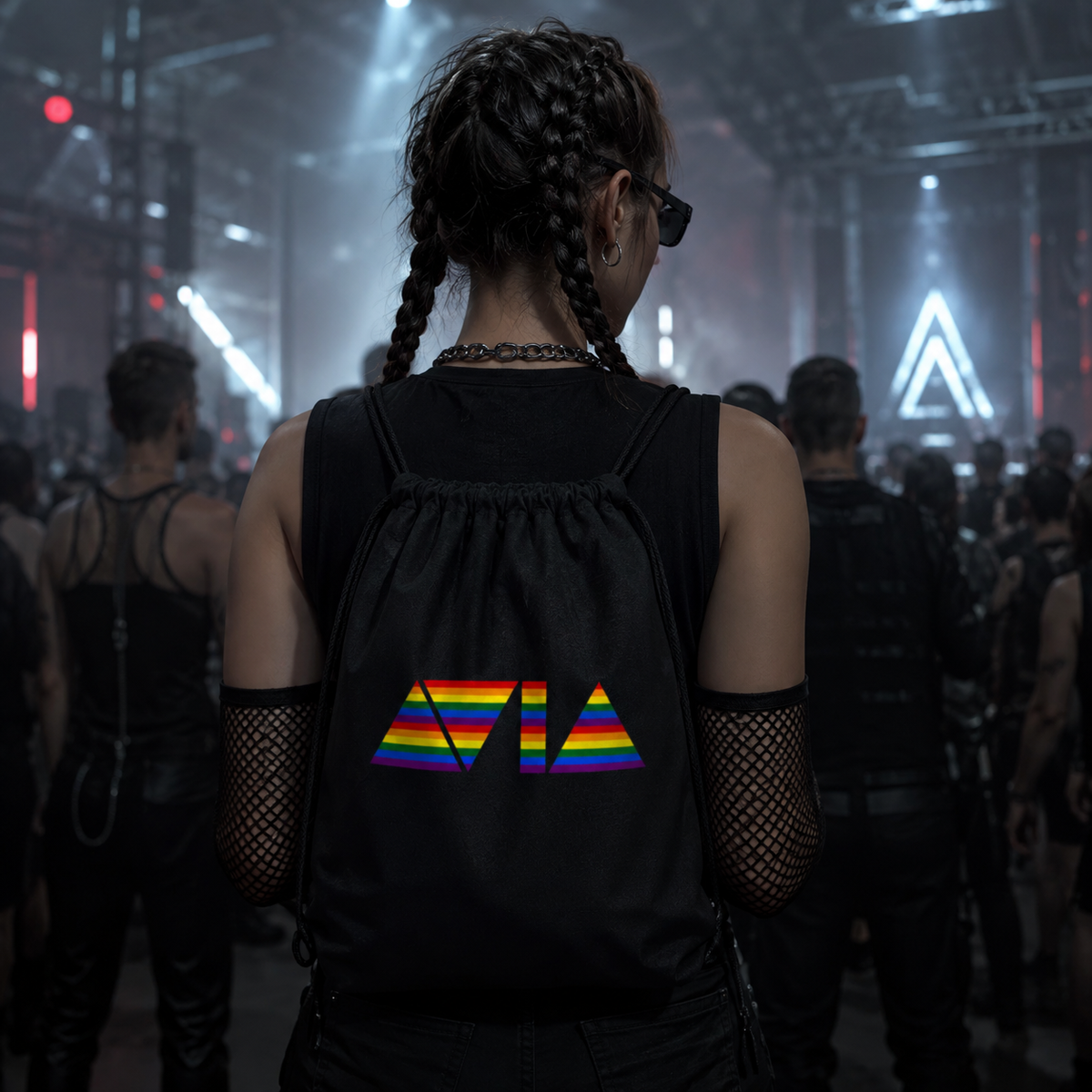 AVIA Backpack black / pride