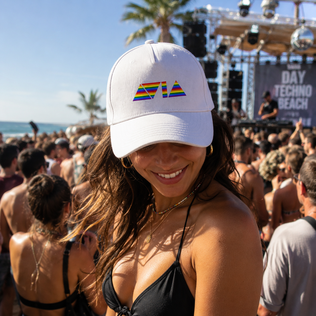 AVIA Cap white / pride