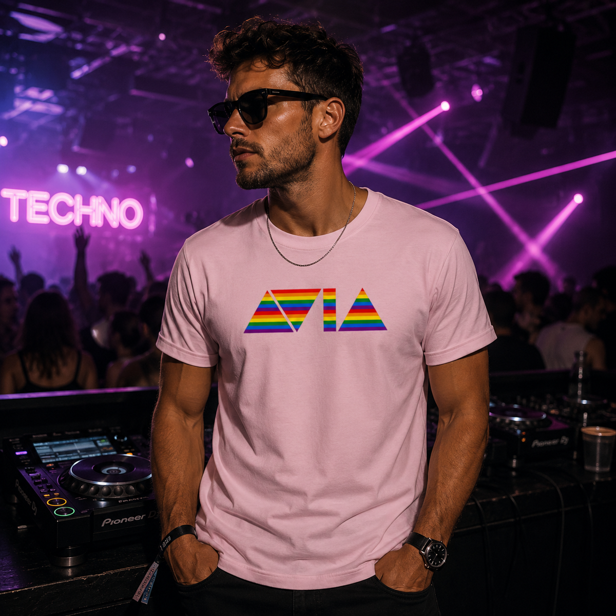 AVIA T-Shirt rose / pride