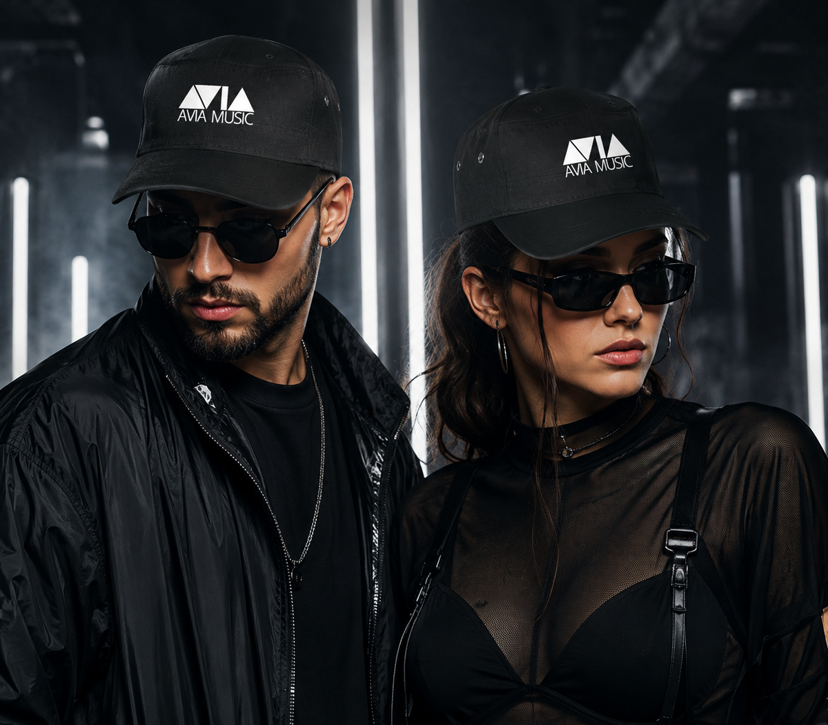 AVIA Cap black / silver
