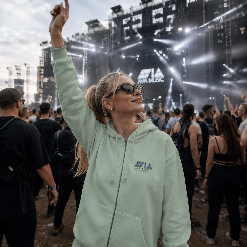AVIA Hoodie sage / blue
