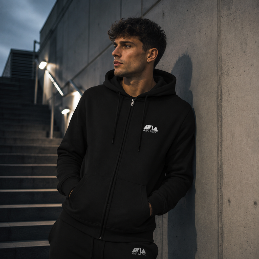 AVIA Hoodie black / white