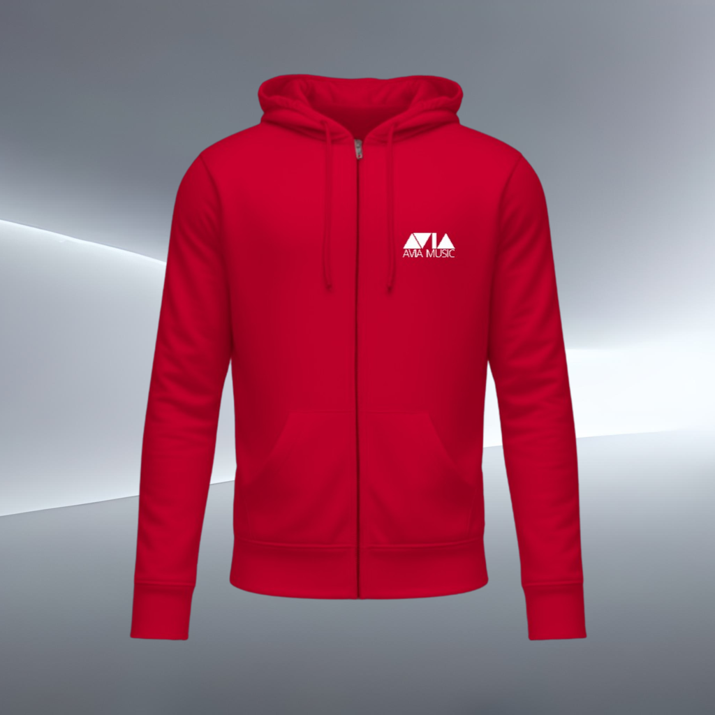 AVIA Hoodie red / white