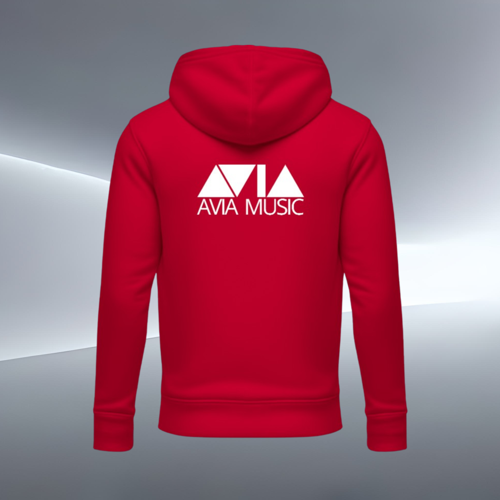 AVIA Hoodie red / white