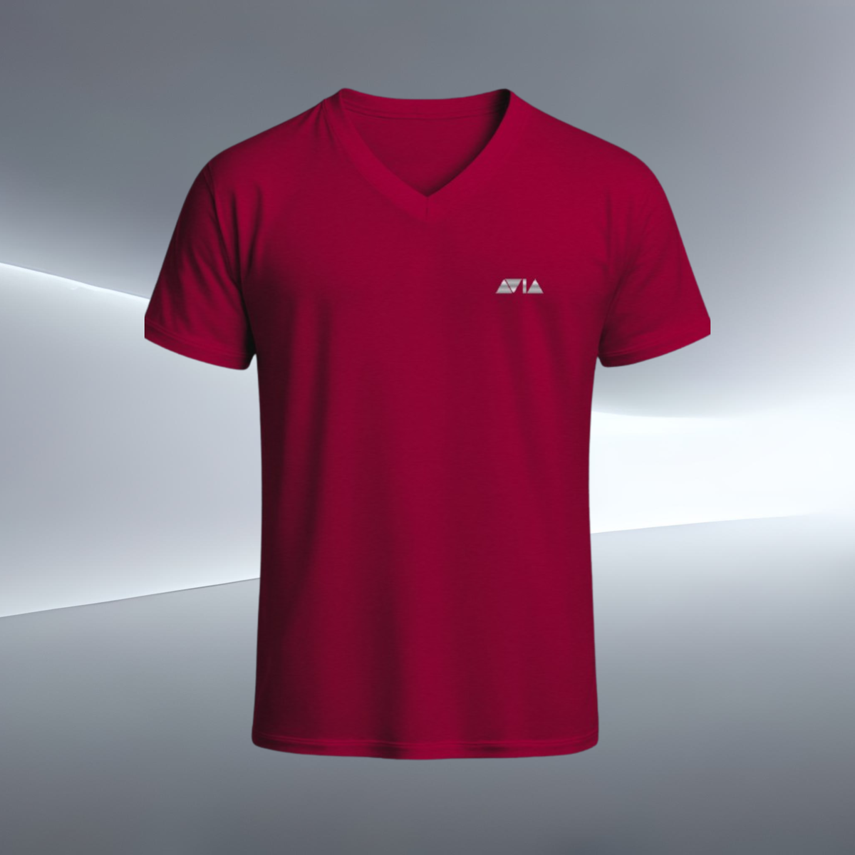 AVIA T-Shirt bordeaux / silver